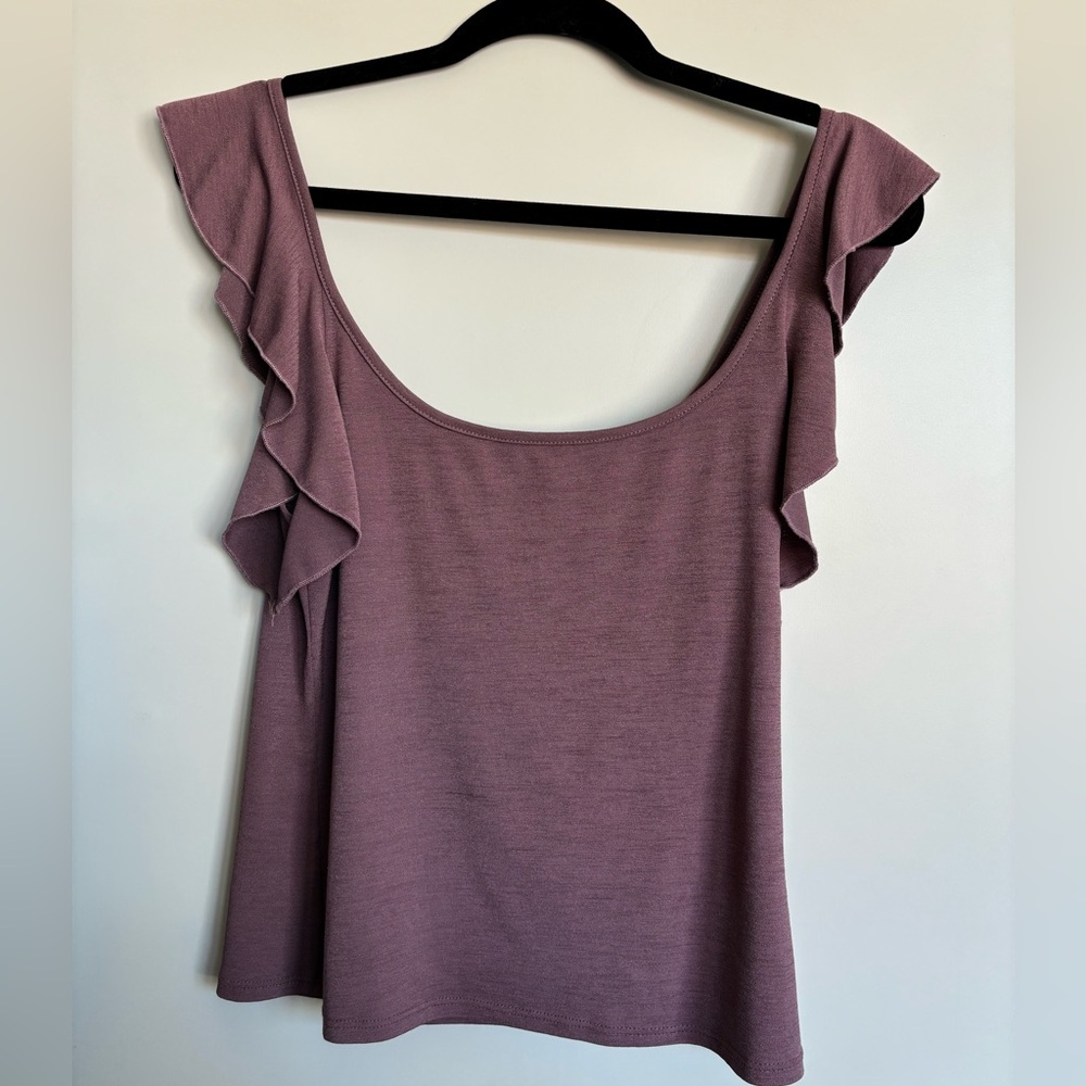 Ruffle Sleeve Free People Tank Top